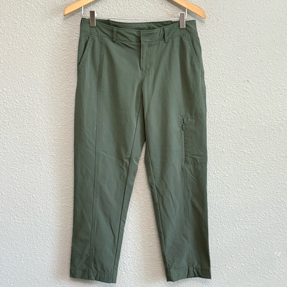 ATHLETA Palisade Ankle Pant Size 4 in Jasper Green - Picture 3 of 5